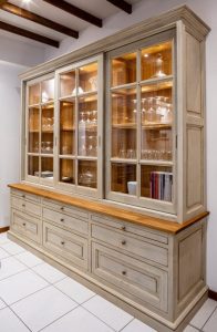 Vaisseliers bibliothèques classiques et modernes sur mesure bois massif - photo 08