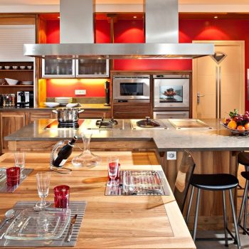 Cuisine Apt contemporaine noyer de France - photo 03