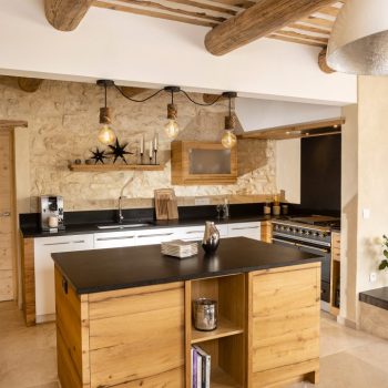 Cuisine Dieulefit moderne en vieux chêne - photo 03