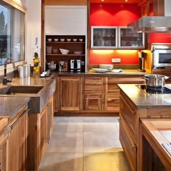 Cuisine Apt contemporaine noyer de France - photo 05