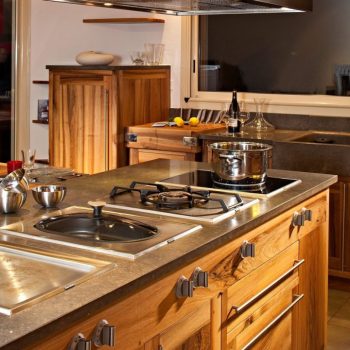 Cuisine Apt contemporaine noyer de France - photo 08